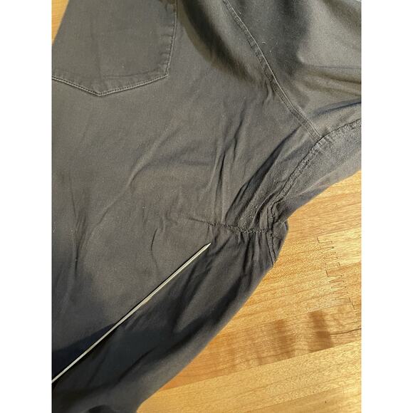 FootJoy FJ Mens 38x10 Black Flat Front Polyester Spandex Performance Golf Shorts - Picture 4 of 6